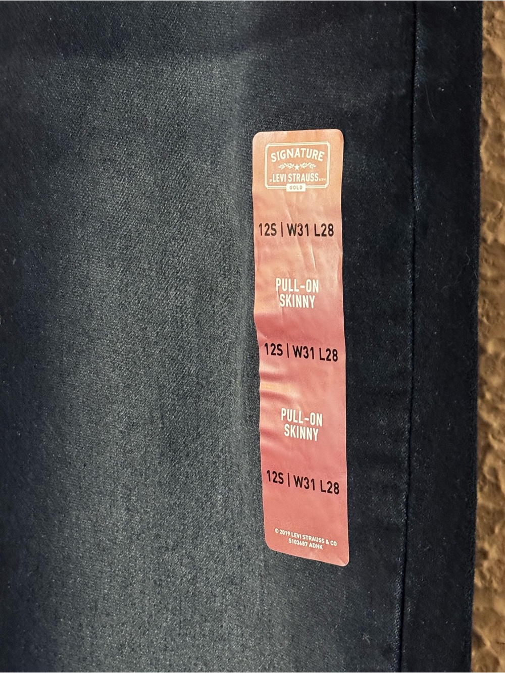 Dark Wash Pull-On Totally Shaping Skinny Jeggings - Picture 2 of 7